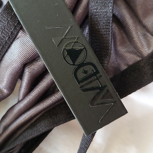 House of Widow Slinky Spandex Triangle bra Gray Women's Extra Large XL NWT - Picture 9 of 11